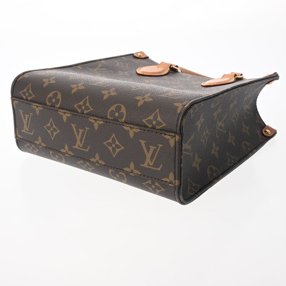 Louis Vuitton Brown Monogram Canvas Plat Handbag Sac - Picture 5 of 11